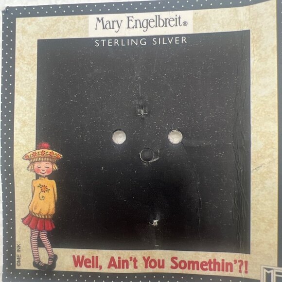 Mary Engelbreit Sterling Silver Pin Mexico 925 Well Aint You Somethin Girl Desig - Picture 8 of 8